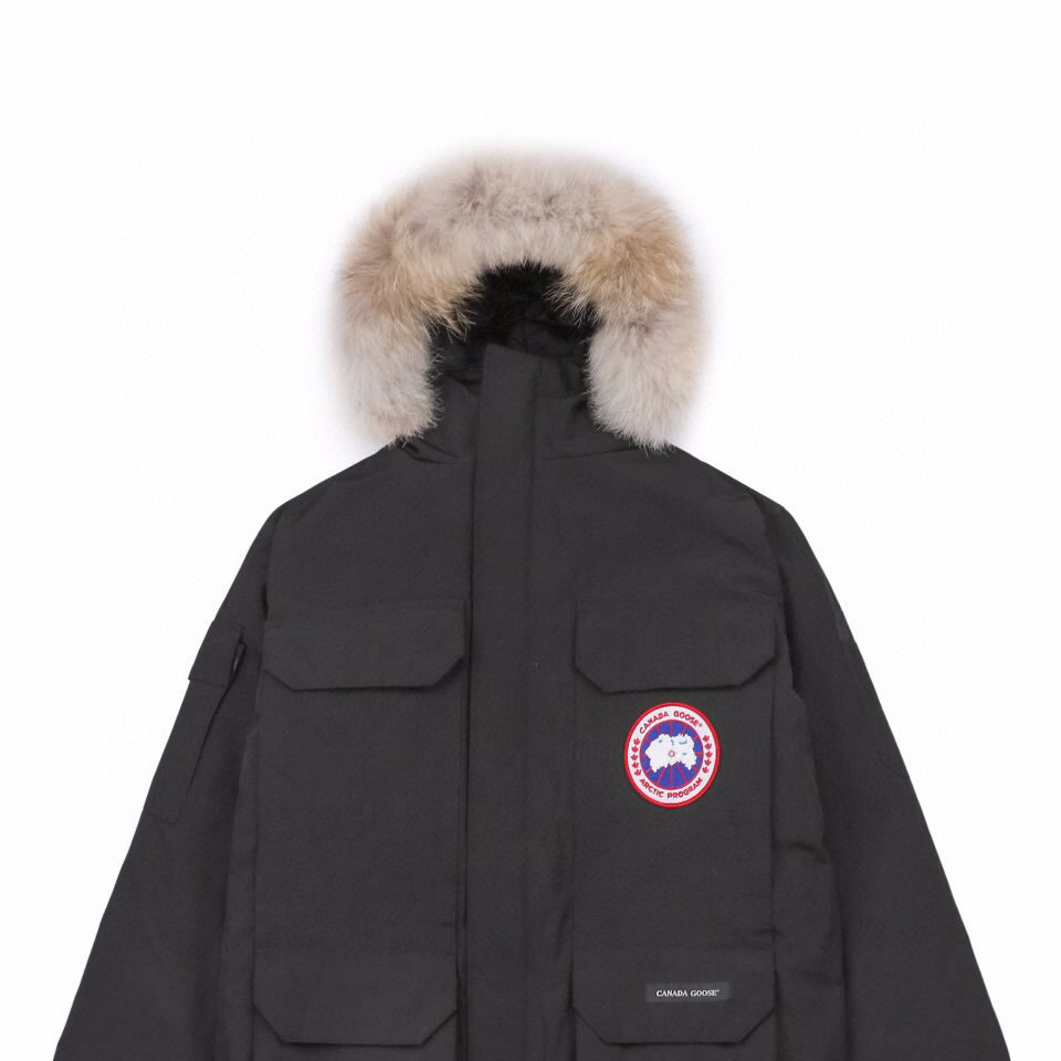 08 Canada Goose 19fw Expedition 4660ma Down Jacket Coat Black (4) - newkick.app