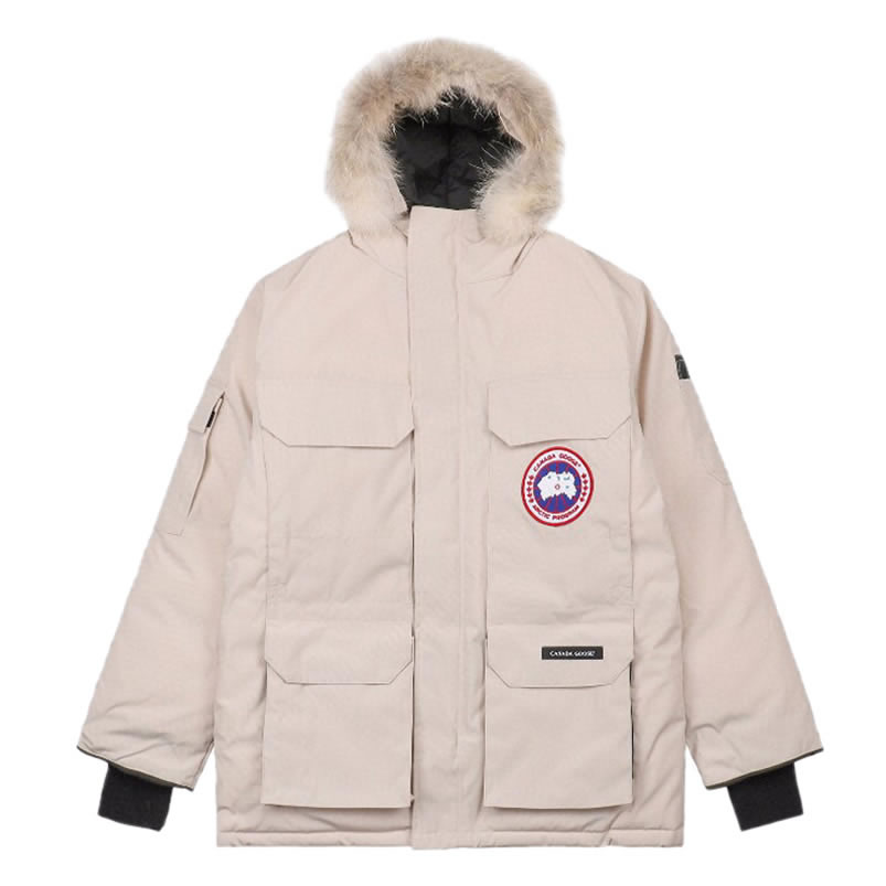 08 Canada Goose 19fw Expedition 4660ma Down Jacket Coat Cream White (1) - newkick.app