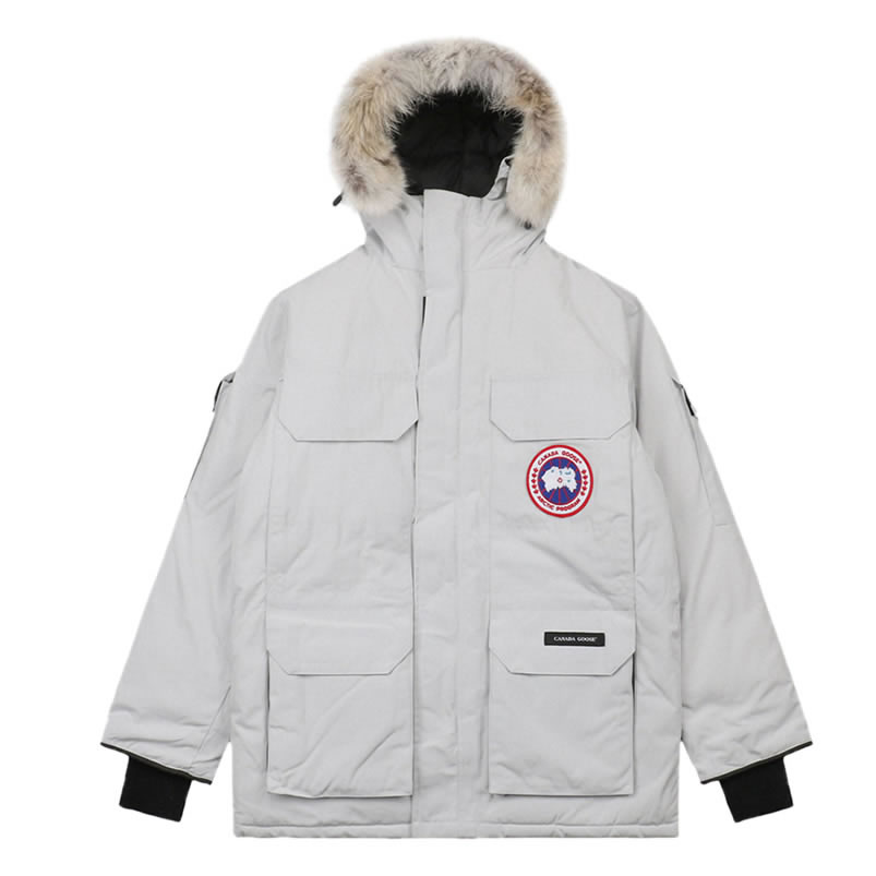 08 Canada Goose 19fw Expedition 4660ma Down Jacket Coat Silver White (1) - newkick.app