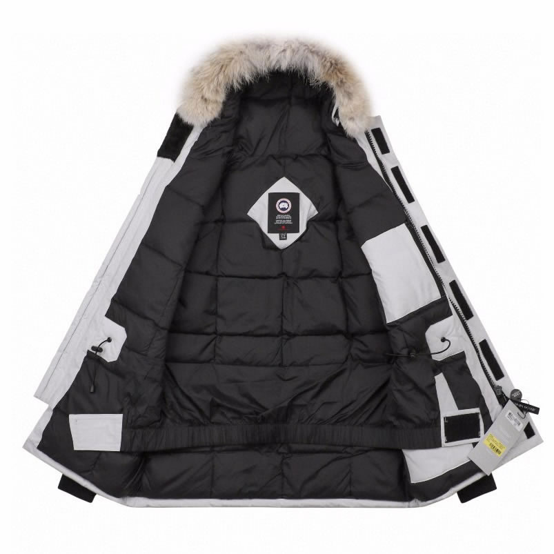 08 Canada Goose 19fw Expedition 4660ma Down Jacket Coat Silver White (3) - newkick.app