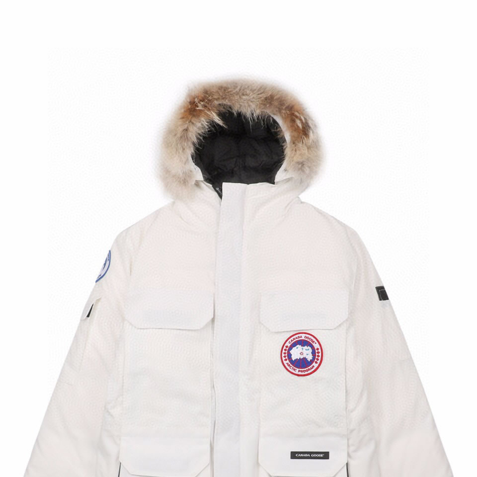 08 Canada Goose 19fw Expedition 4660ma Down Jacket Coat White (4) - newkick.app