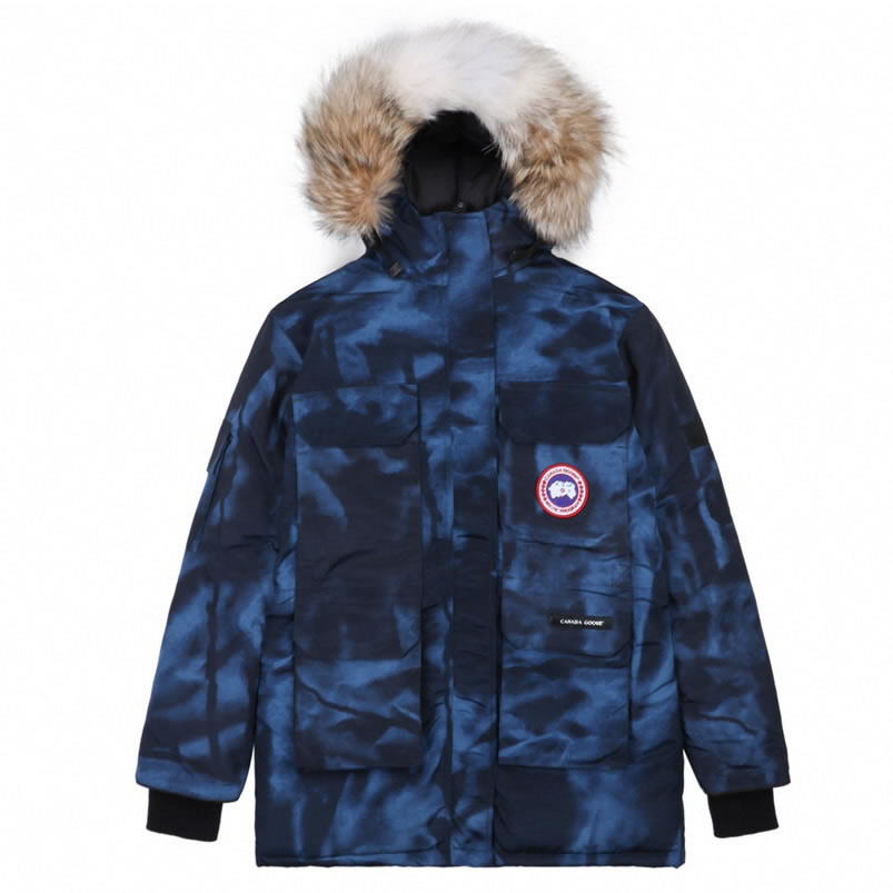 09 Canada Goose 19fw Expedition 4660la Down Jacket Coat Camouflage Blue (1) - newkick.app