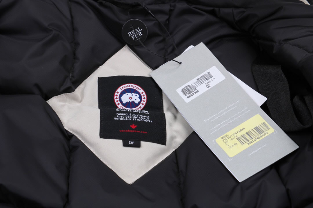 09 Canada Goose 19fw Expedition 4660la Down Jacket Coat Cream White (8) - newkick.app