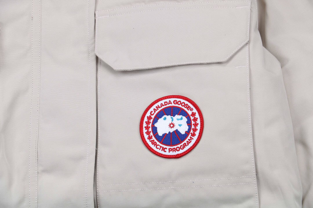 09 Canada Goose 19fw Expedition 4660la Down Jacket Coat Cream White (9) - newkick.app