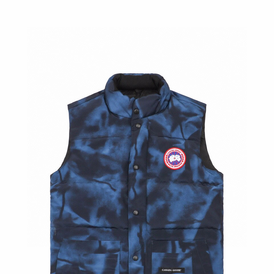 Canada Goose 4154m Freestyle Crew Vest Camouflage Blue (4) - newkick.app