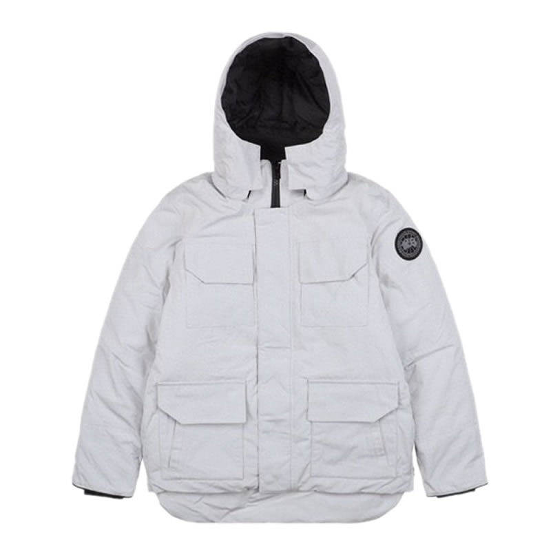 Canada Goose Maitland 4550mb 815 Down Jacket Coat Silver White (1) - newkick.app