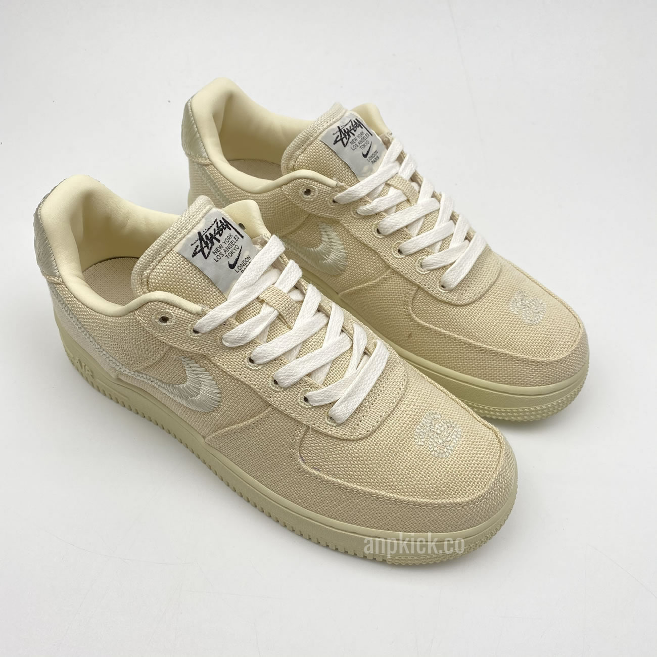 Stussy Nike Air Force 1 Low Fossil Stone Cz9084 200 Release Date (2) - newkick.app