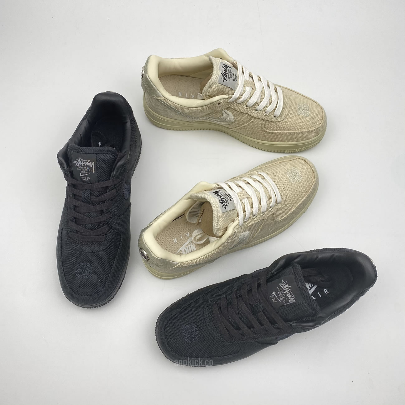 Stussy Nike Air Force 1 Low Fossil Stone Cz9084 200 Release Date (9) - newkick.app