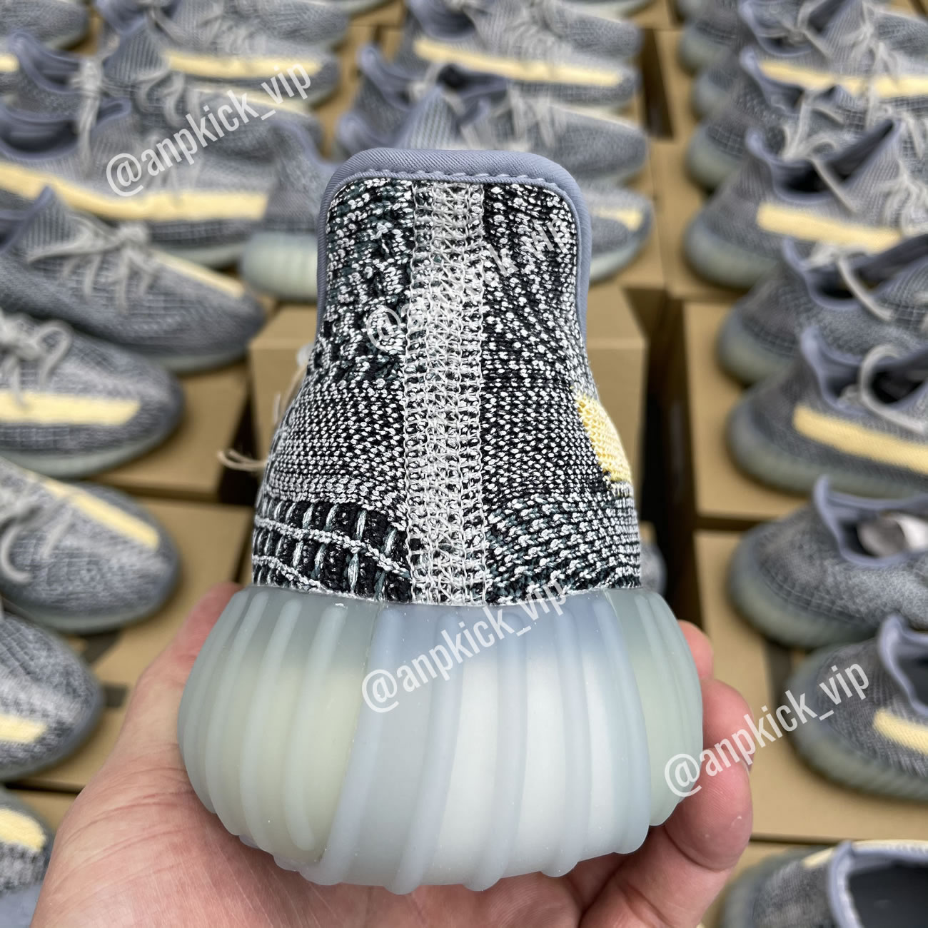 Adidas Anpkick Yeezy Boost 350 V2 Ash Blue Gy7657 (4) - newkick.app