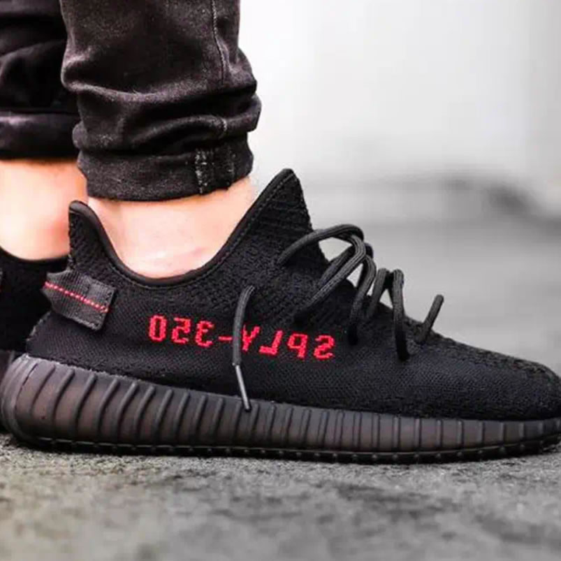 Yeezy Boost 350 V2 Bred Black Red 2020 On Feet Cp9652 (3) - newkick.app