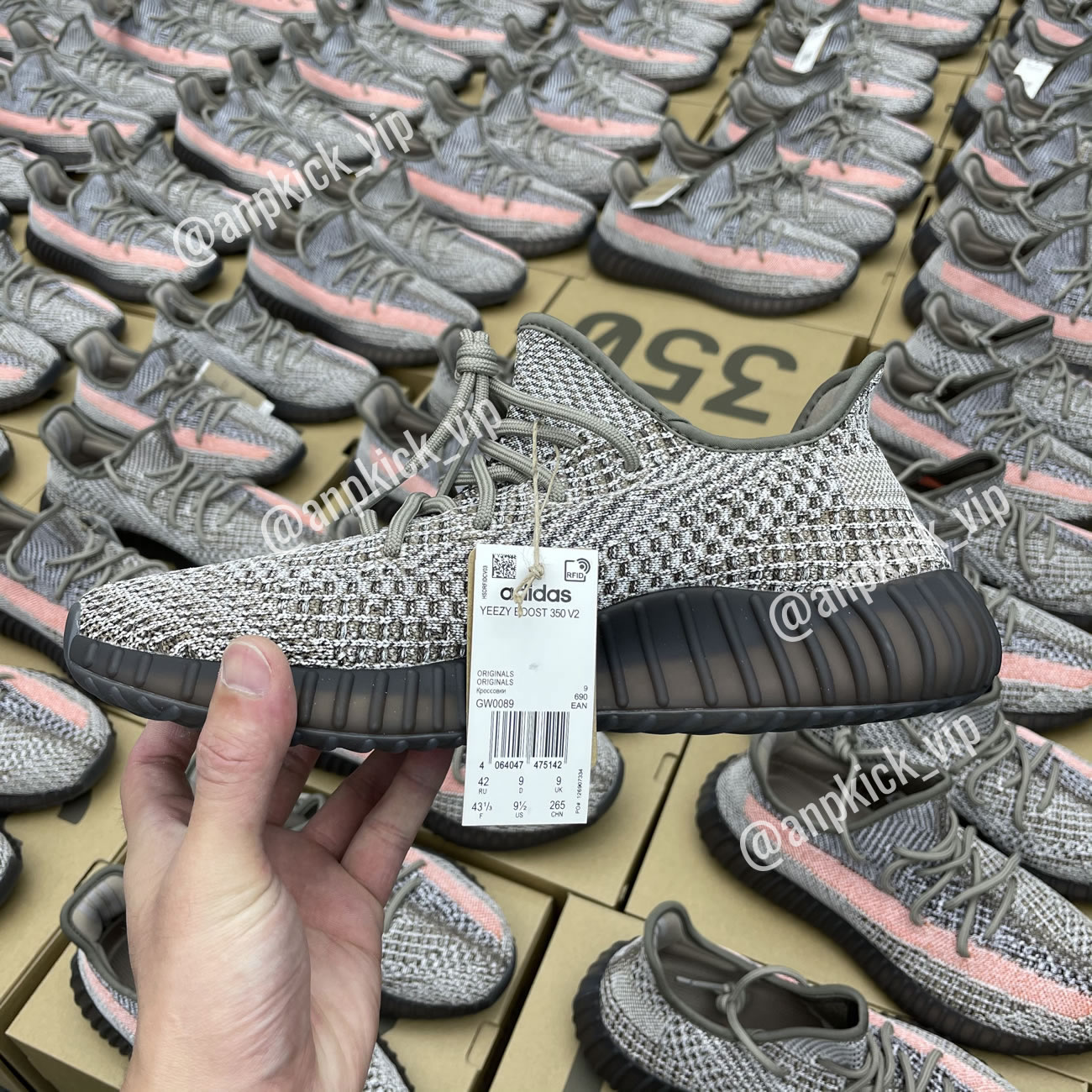 Adidas Anpkick Yeezy Boost 350 V2 Ash Stone Gw0089 (6) - newkick.app