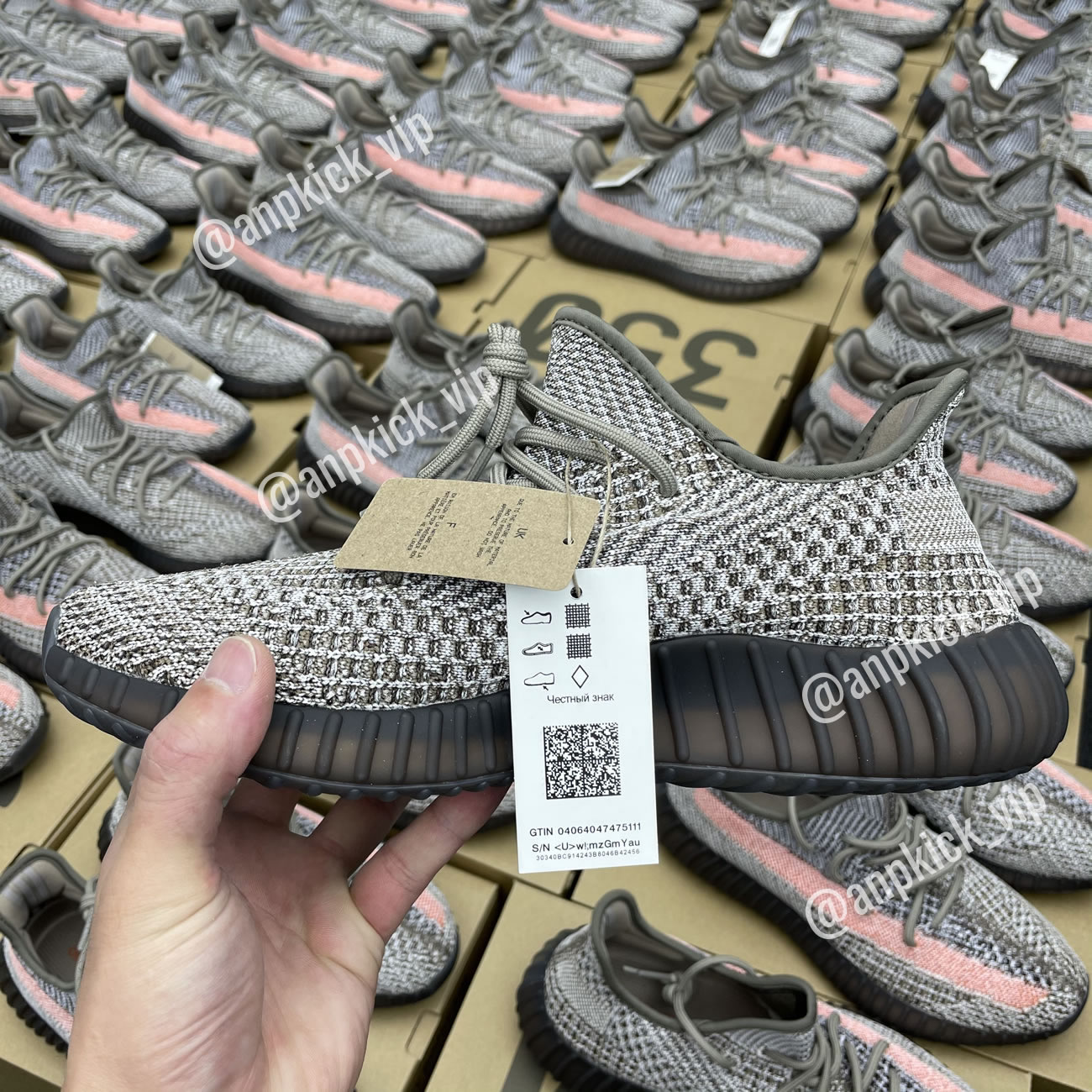 Adidas Anpkick Yeezy Boost 350 V2 Ash Stone Gw0089 (7) - newkick.app