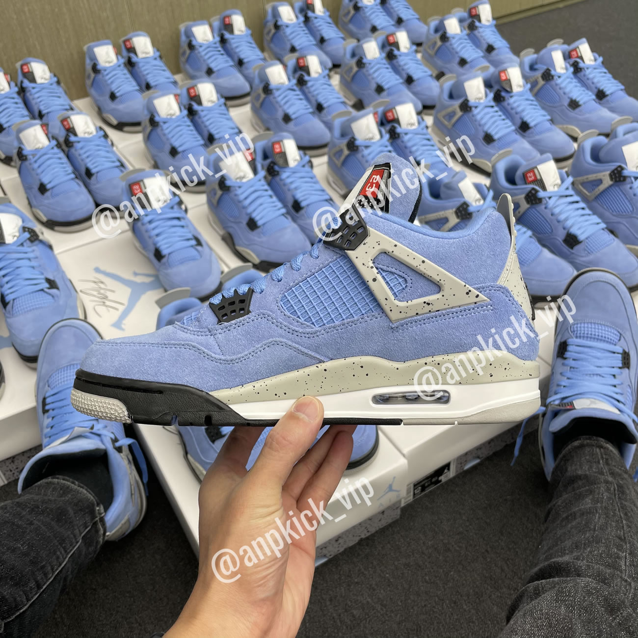 Air Jordan 4 University Blue Unc Anpkick Ct8527 400 (5) - newkick.app