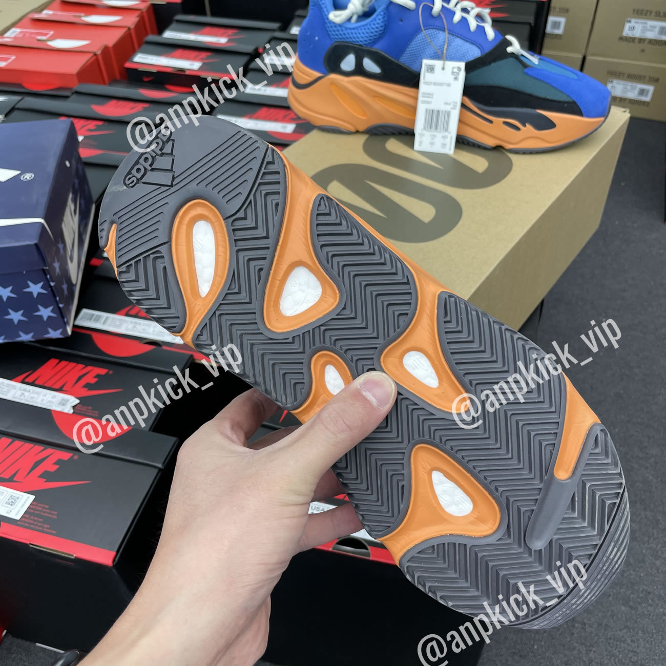 Adidas Yeezy Boost 700 Bright Blue Orange Anpkick Gz0541 (4) - newkick.app