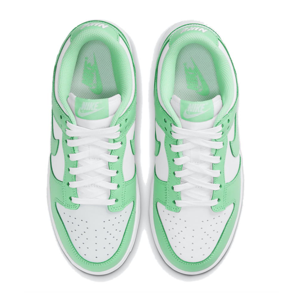 Nike Dunk Low Wmns Green Glow White Green Dd1503 105 (4) - newkick.app