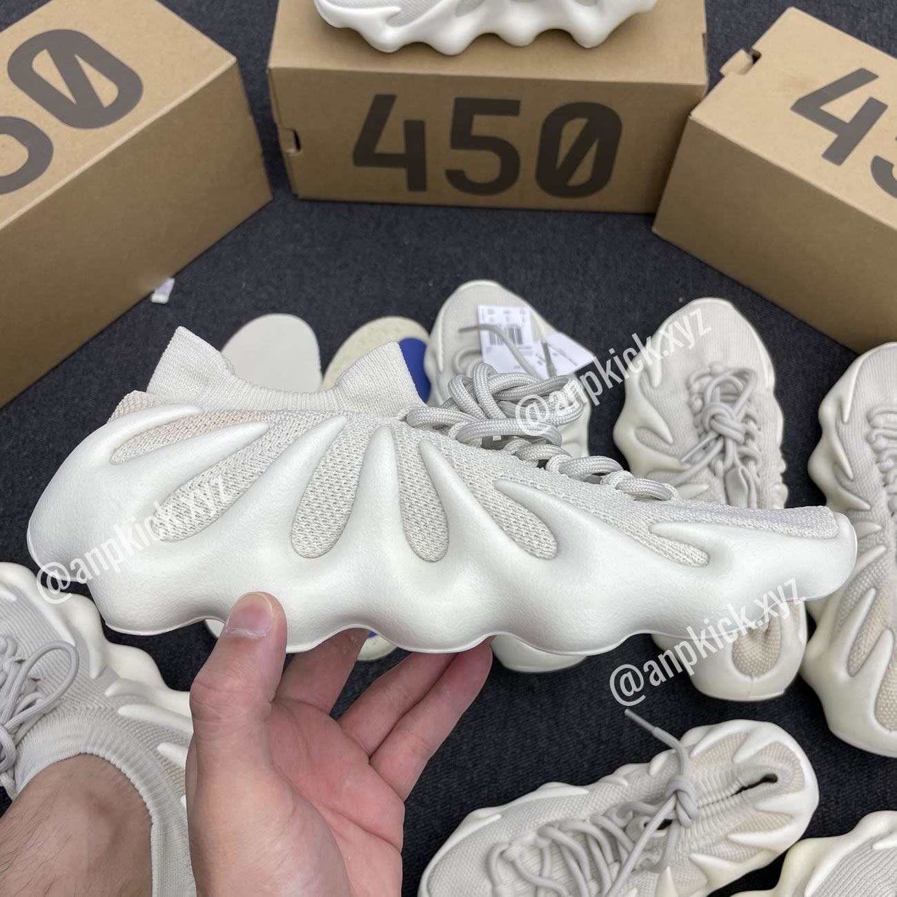 Adidas Yeezy 450 Cloud White Anpkick H68038 (4) - newkick.app