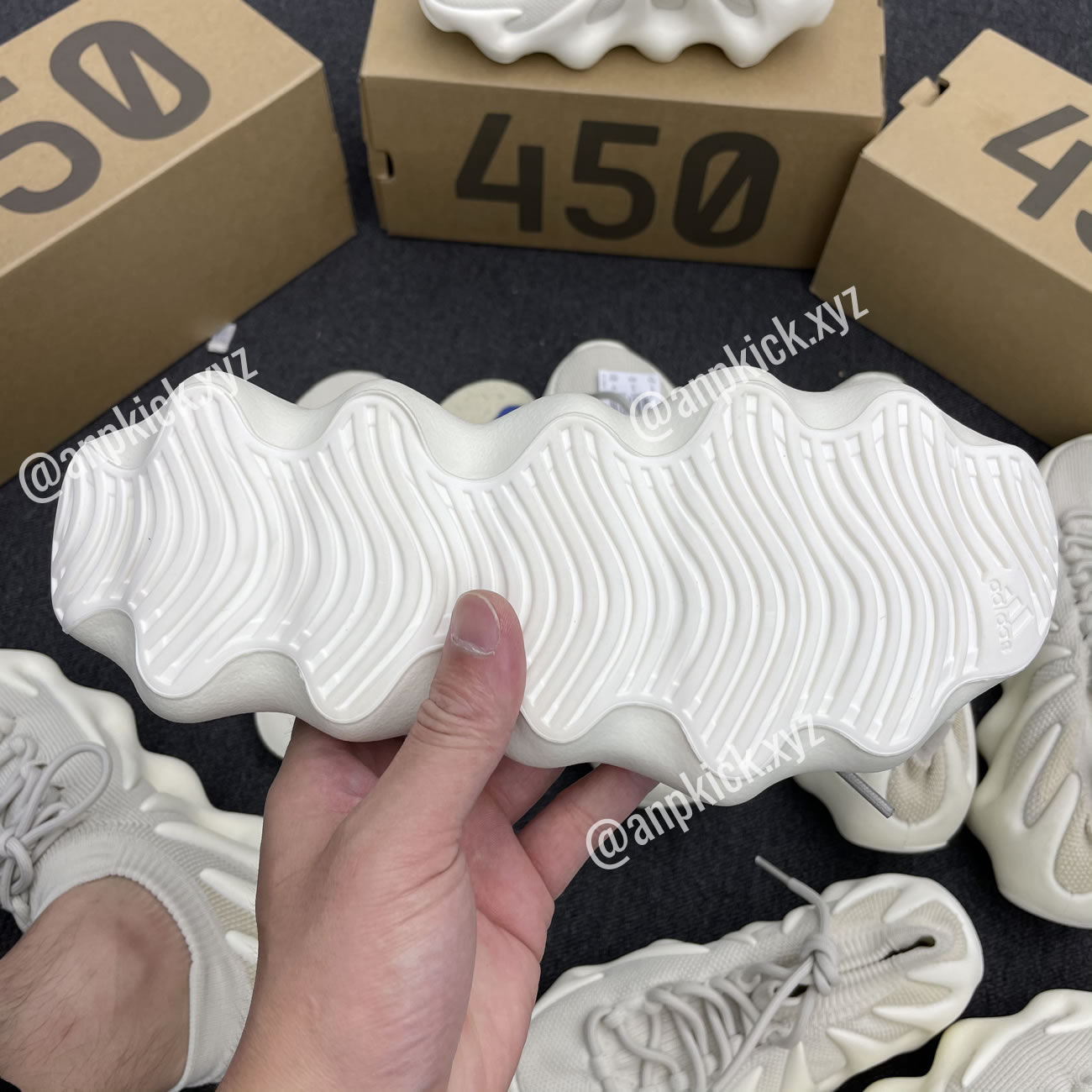 Adidas Yeezy 450 Cloud White Anpkick H68038 (5) - newkick.app