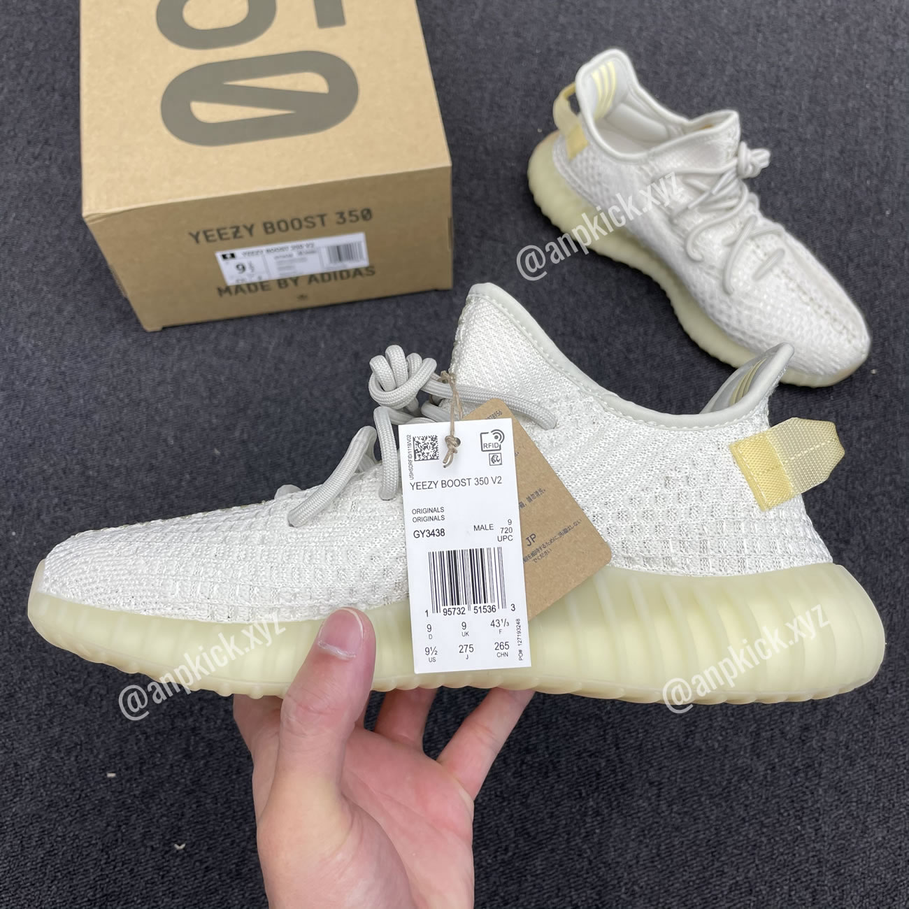 Adidas Yeezy Boost 350 V2 Light Uv Sensitive Gy3438 (7) - newkick.app