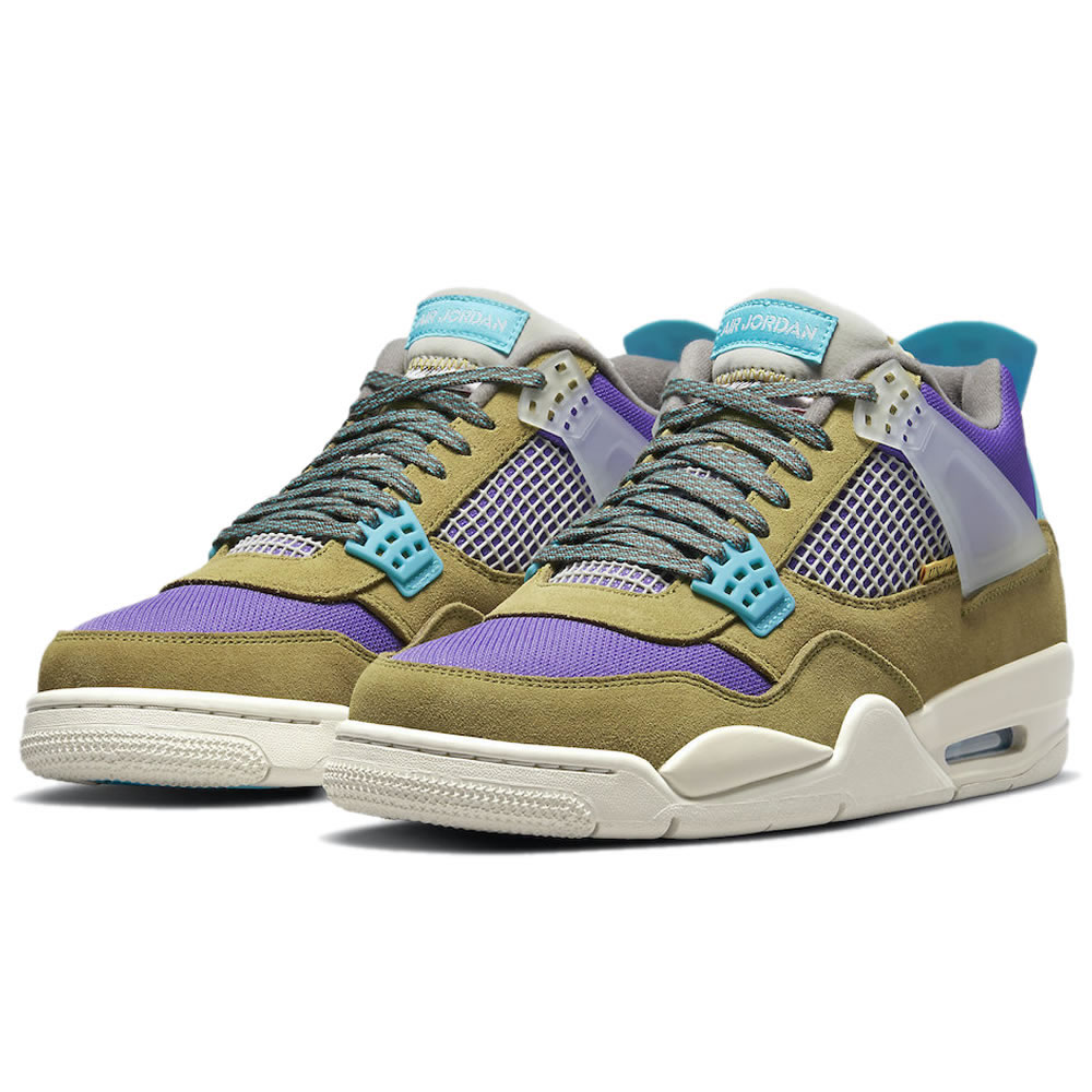 Union Air Jordan 4 30th Anniversary Desert Moss Dj5718 300 (3) - newkick.app