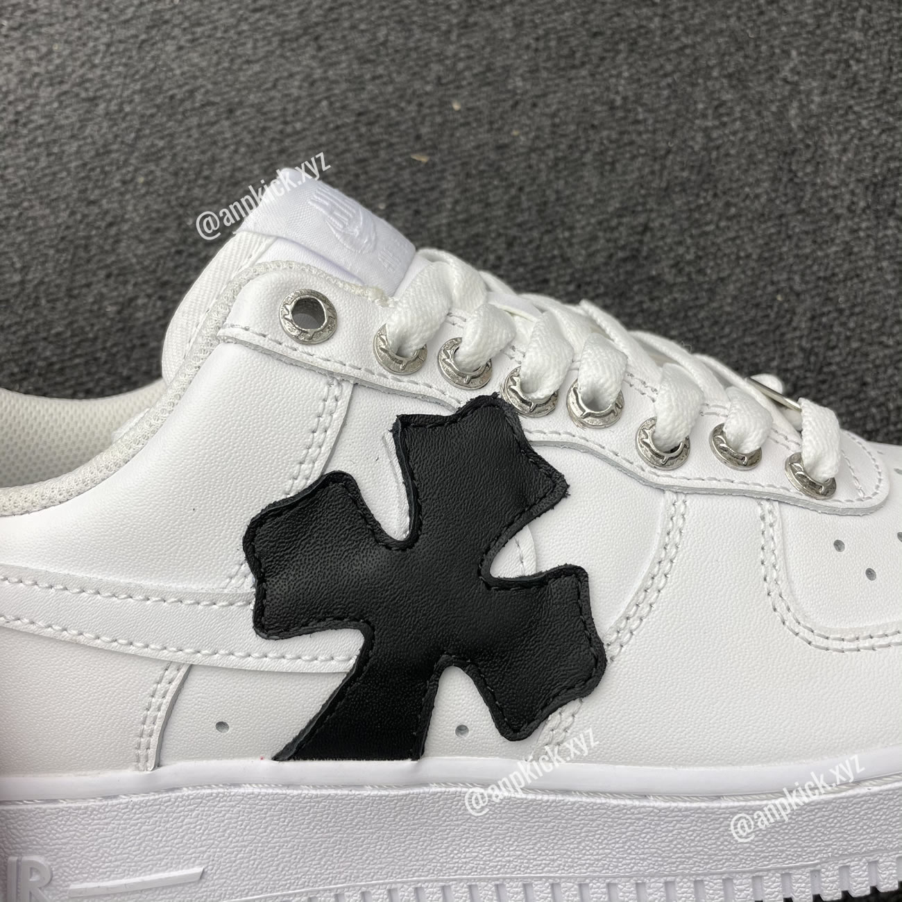 Nike Air Force One Af1 Chrome Hearts Custom Diy 315122 111 (5) - newkick.app