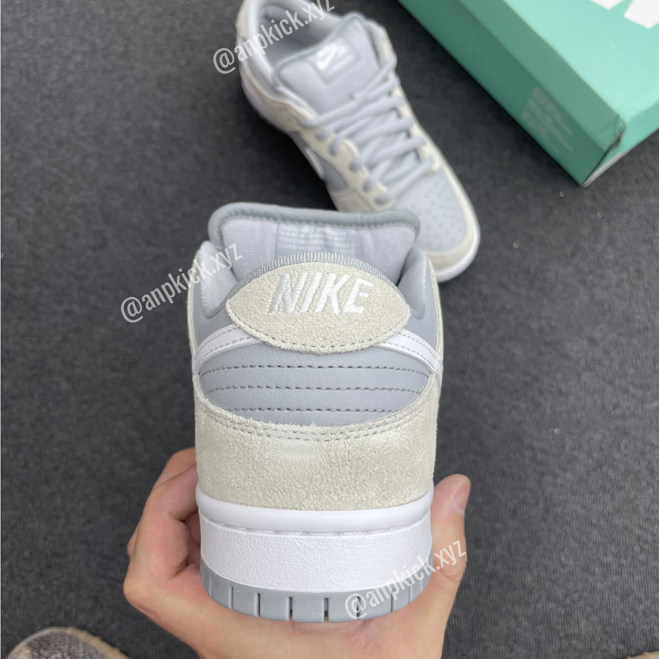 Anpkick Nike Dunk Low Summit White Vast Grey Ar0778 110 (4) - newkick.app