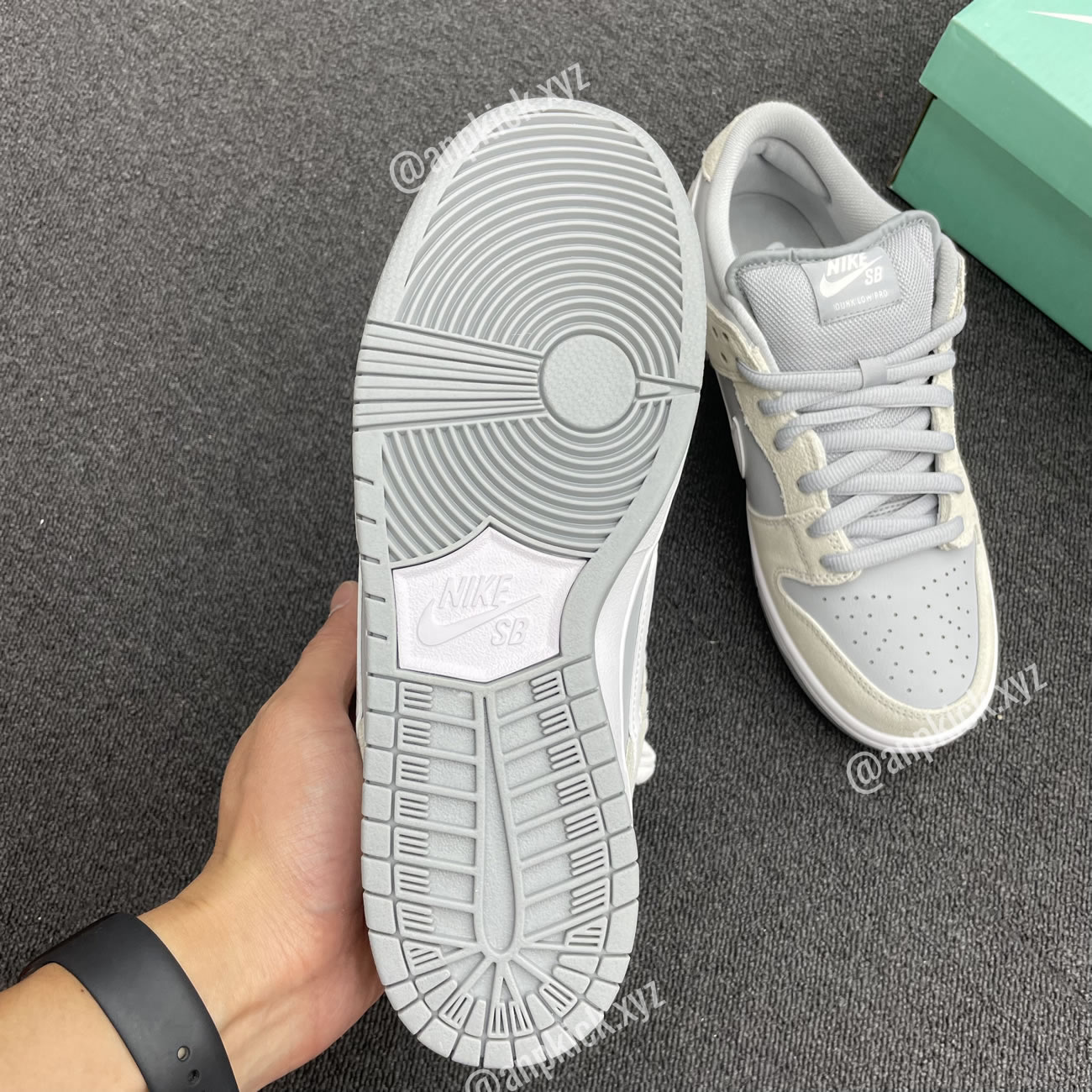 Anpkick Nike Dunk Low Summit White Vast Grey Ar0778 110 (7) - newkick.app