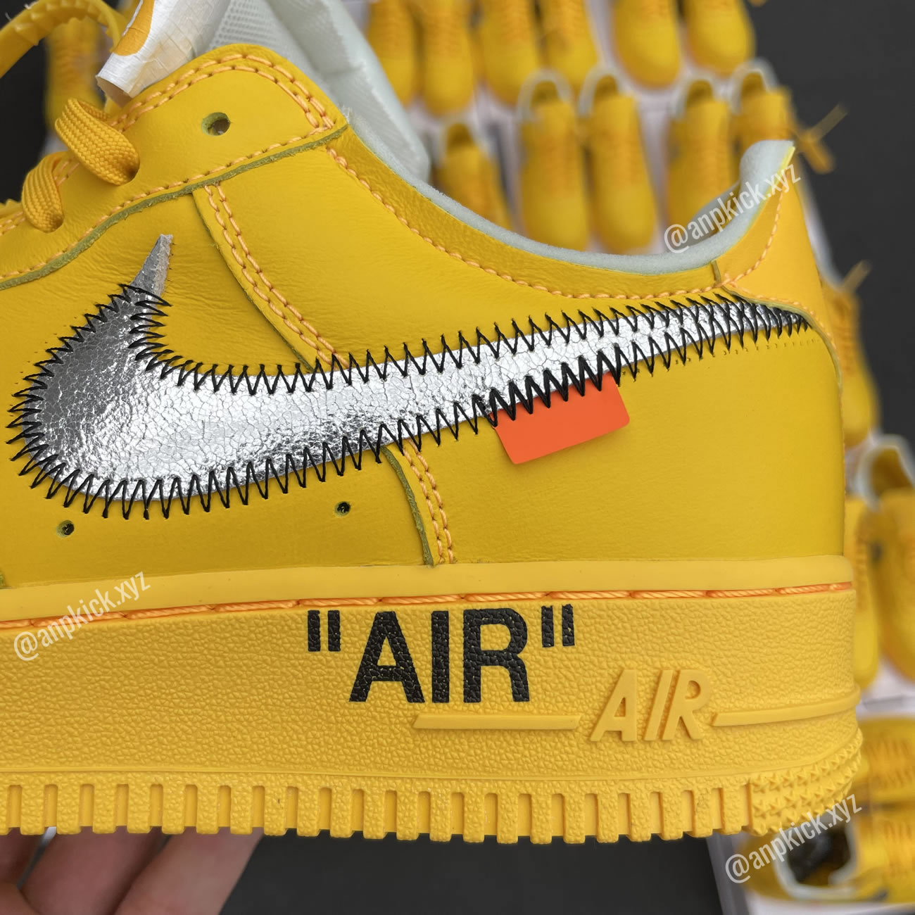 Off White Nike Air Force 1 University Gold Anpkick Dd1876 700 (4) - newkick.app