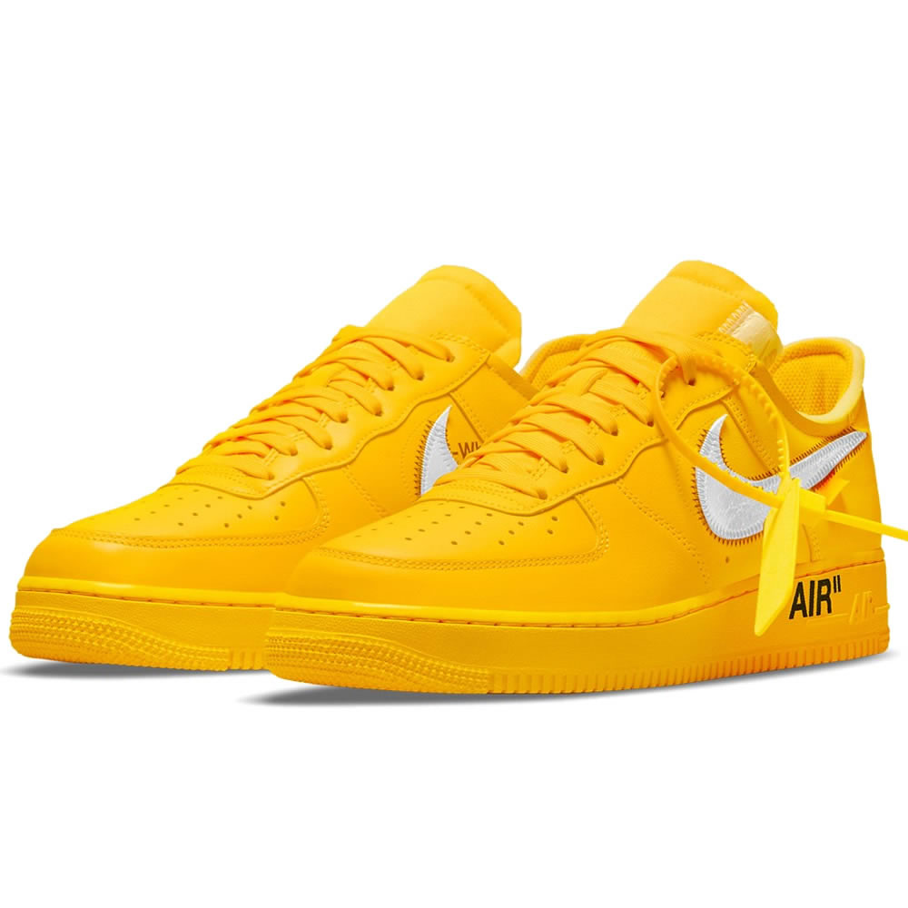 Off White Nike Air Force 1 University Gold Dd1876 700 (3) - newkick.app