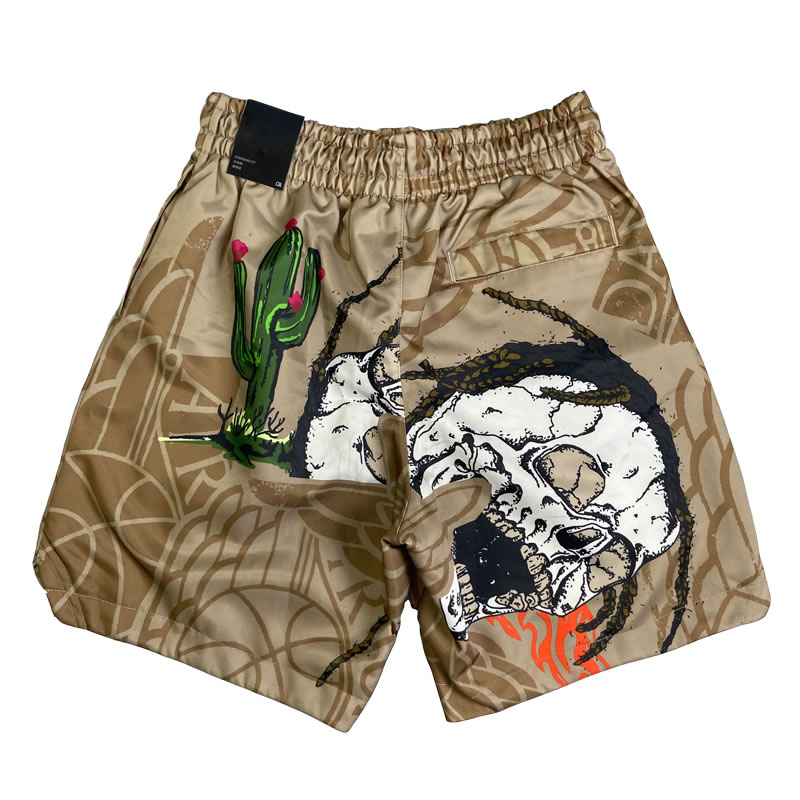 Travis Scott Cactus Jack Jordan Pool Short Khaki (2) - newkick.app