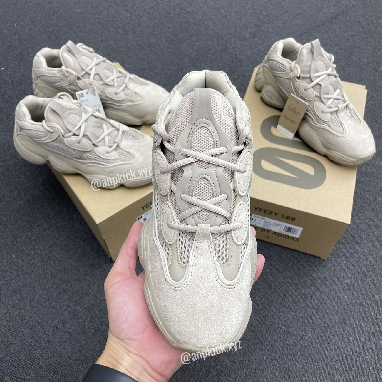 Adidas Yeezy 500 Taupe Light Anpkick Gx3605 (2) - newkick.app