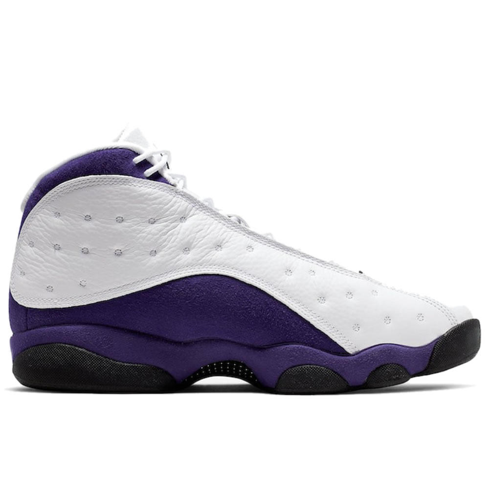 Air Jordan 13 Lakers White Black Court Purple University Gold 414571 105 (2) - newkick.app