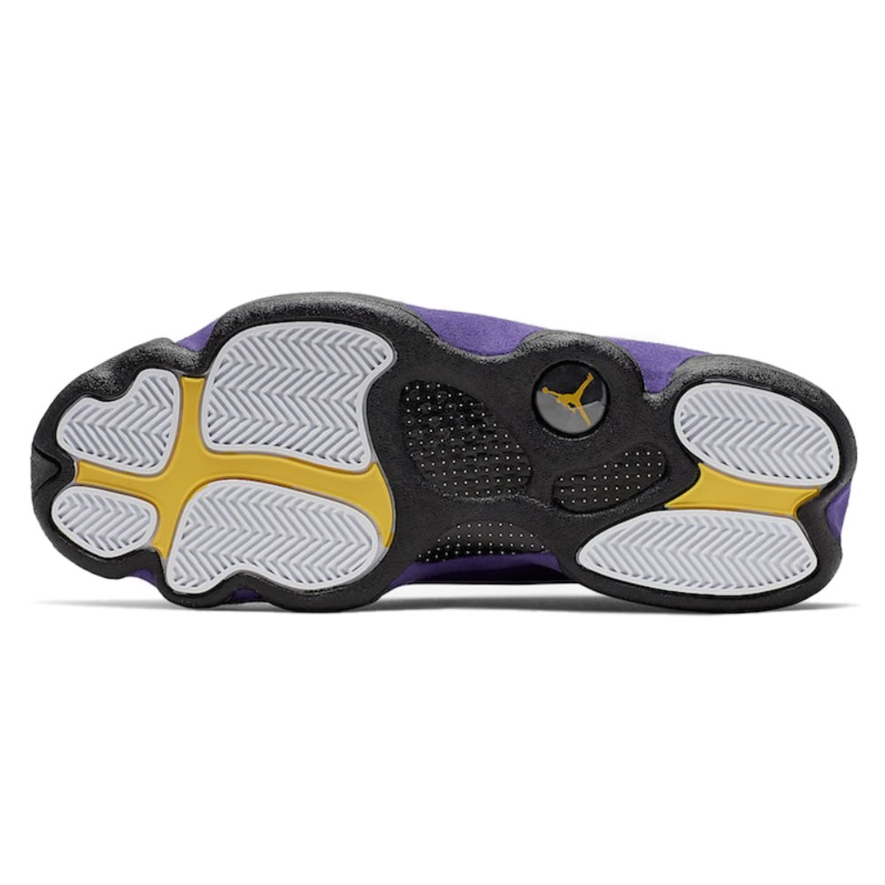 Air Jordan 13 Lakers White Black Court Purple University Gold 414571 105 (6) - newkick.app