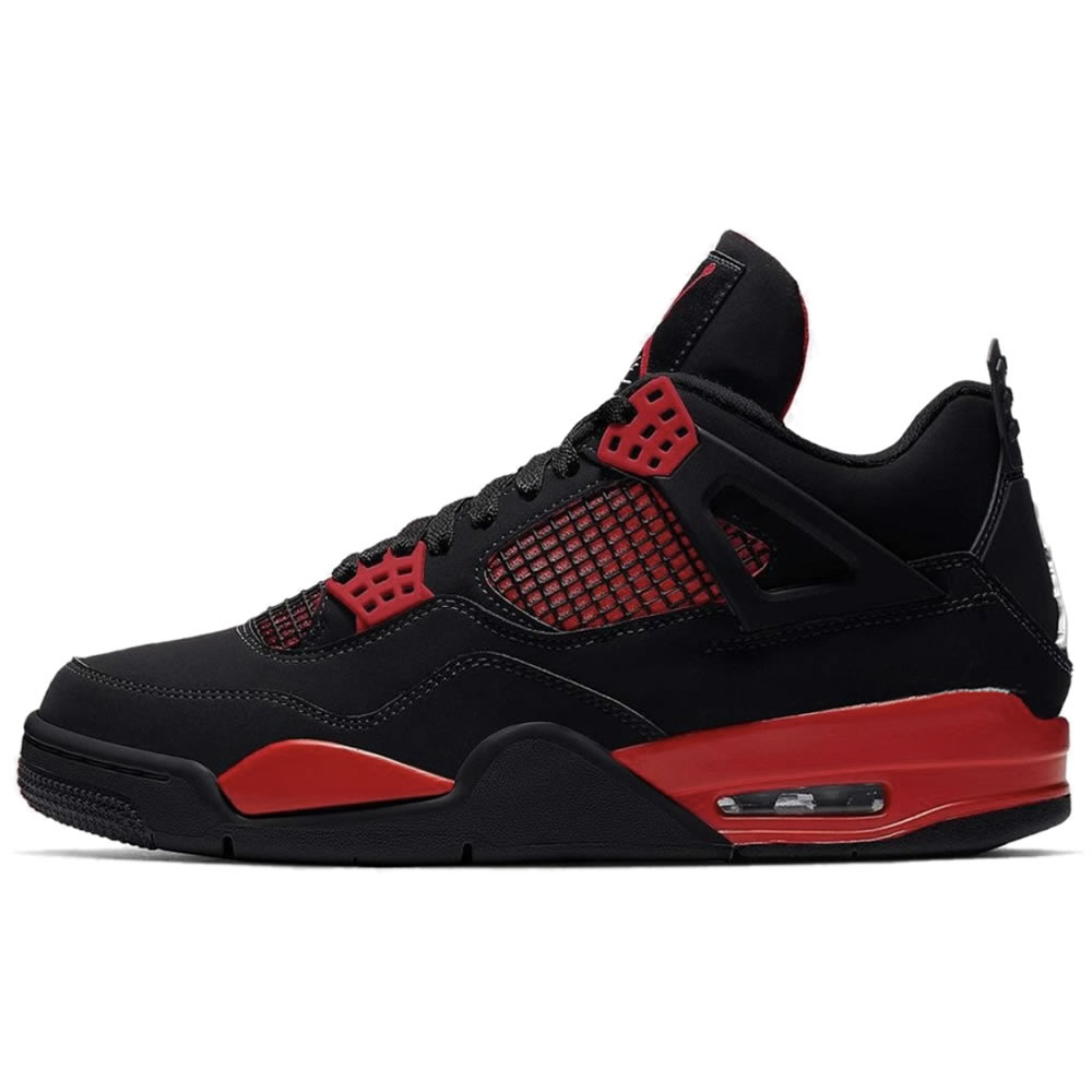 Air Jordan 4 Red Thunder Black White Red Ct8527 016 (1) - newkick.app