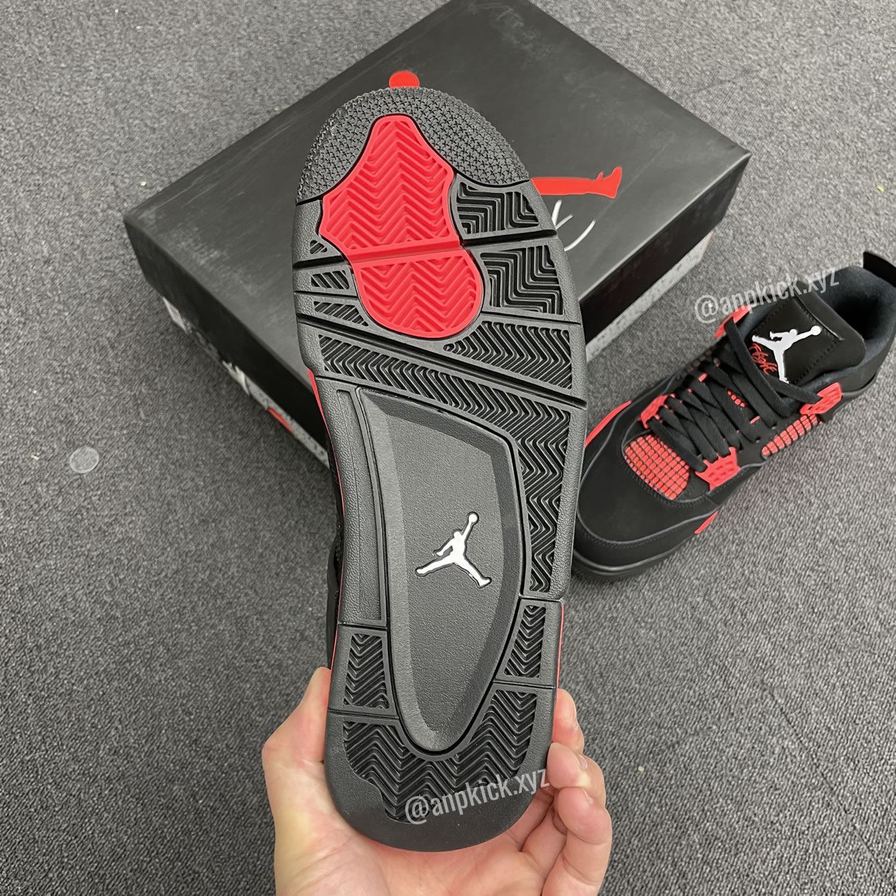 Air Jordan 4 Red Thunder Black White Red Ct8527 016 (5) - newkick.app