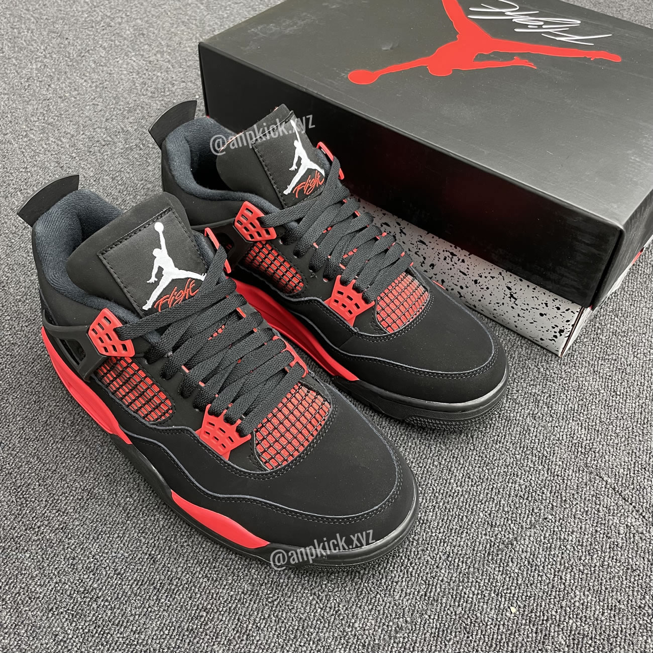 Air Jordan 4 Red Thunder Black White Red Ct8527 016 (7) - newkick.app