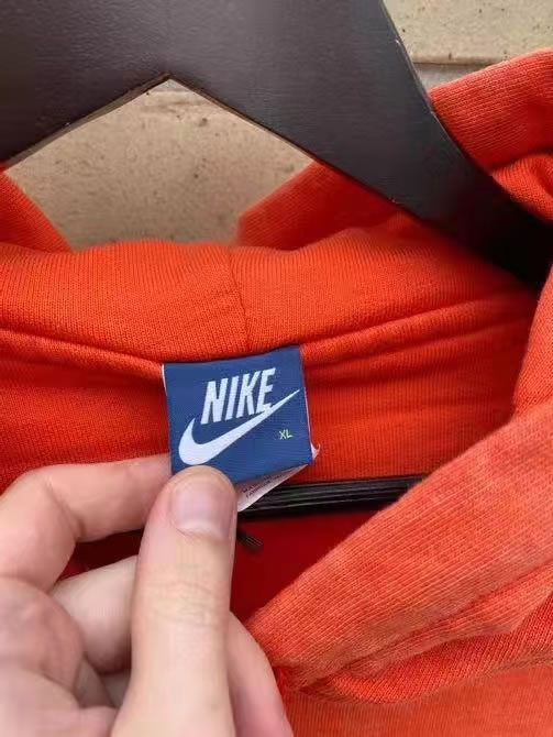 Nike Just Do It Hoodie Orange (4) - newkick.app