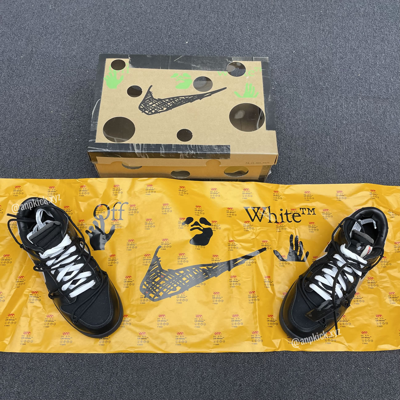 Off White Nike Sb Dunk Low The 50 Black Silver Dm1602 001 (3) - newkick.app