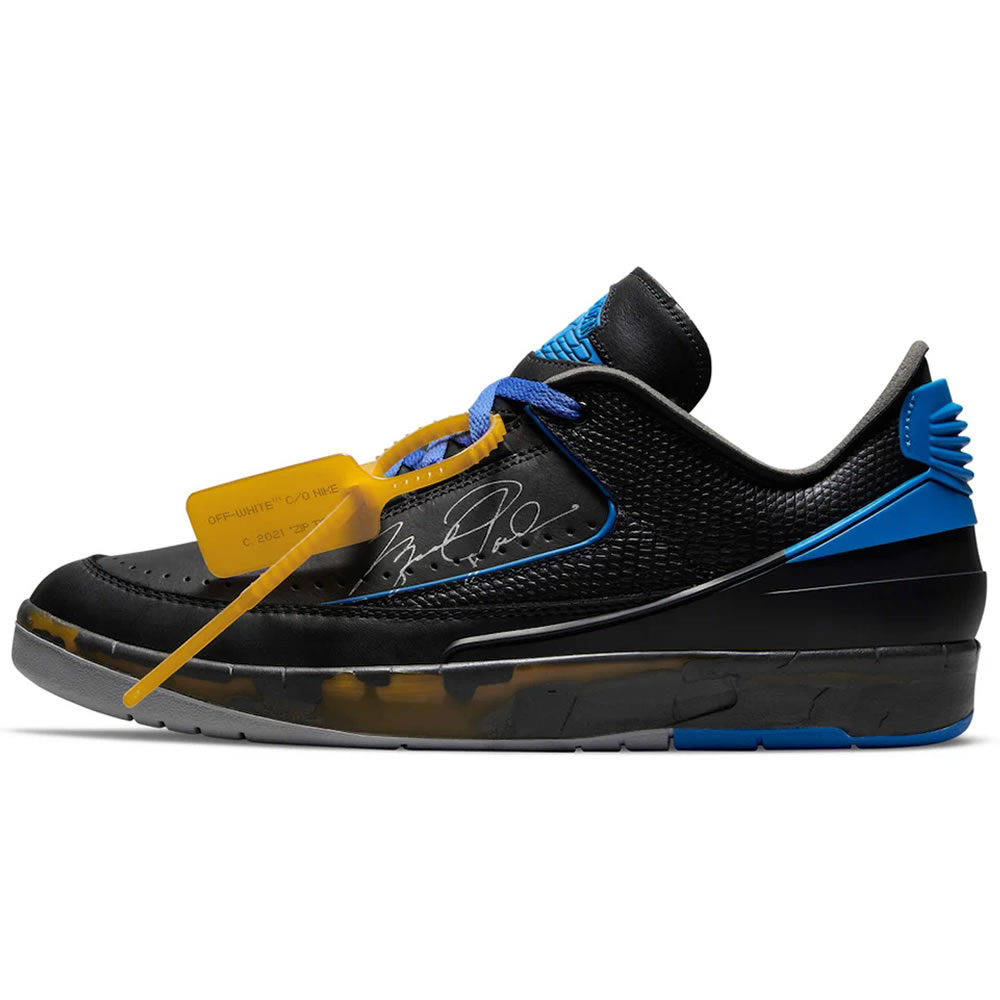 Off White Air Jordan 2 Low Black Varsity Royal Dj4375 004 (1) - newkick.app