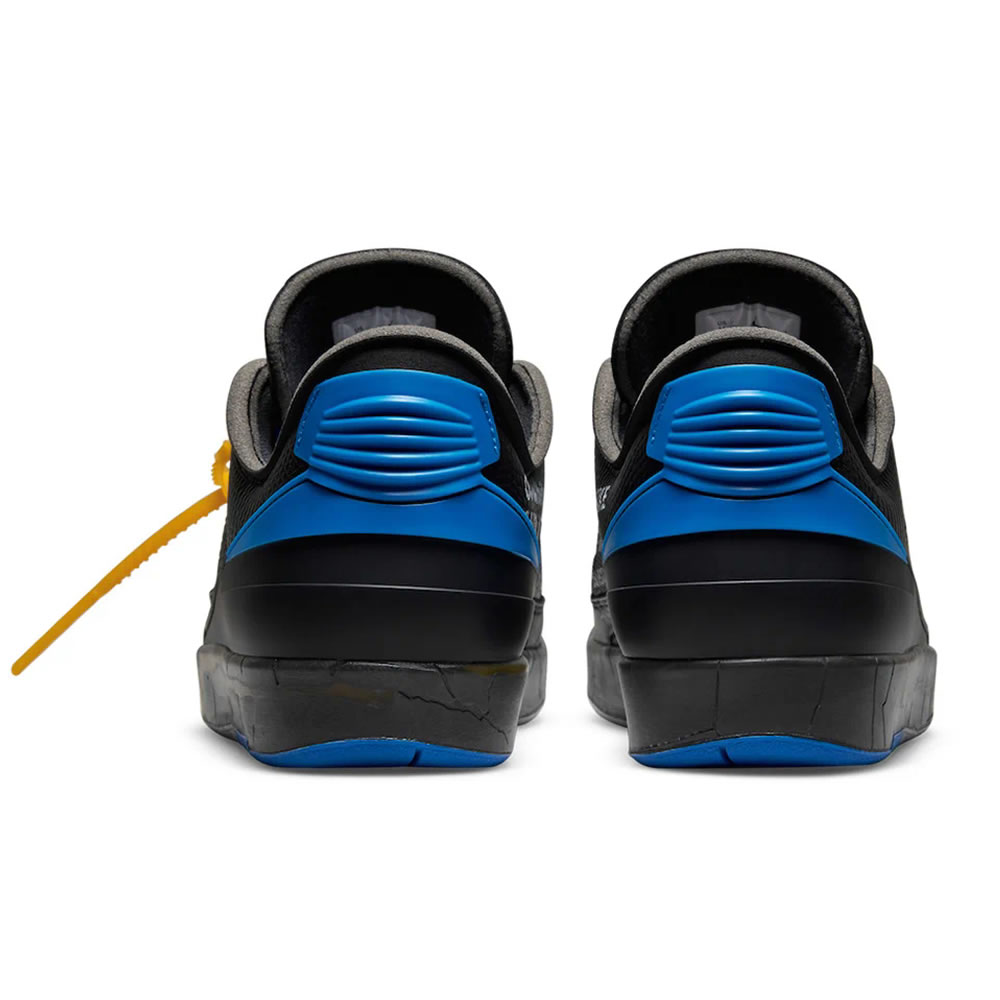 Off White Air Jordan 2 Low Black Varsity Royal Dj4375 004 (5) - newkick.app