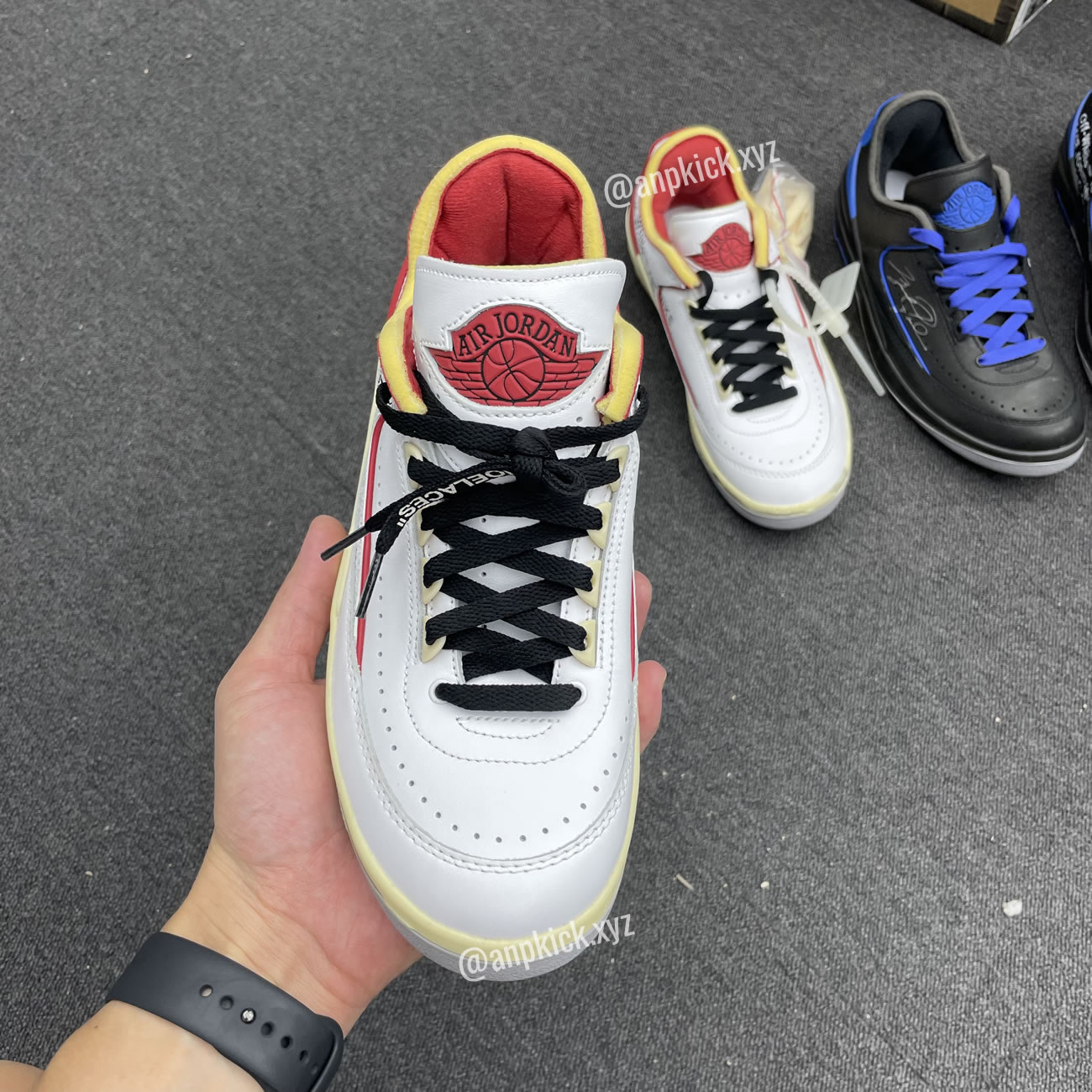 Off White Air Jordan 2 Low White Red (2) - newkick.app