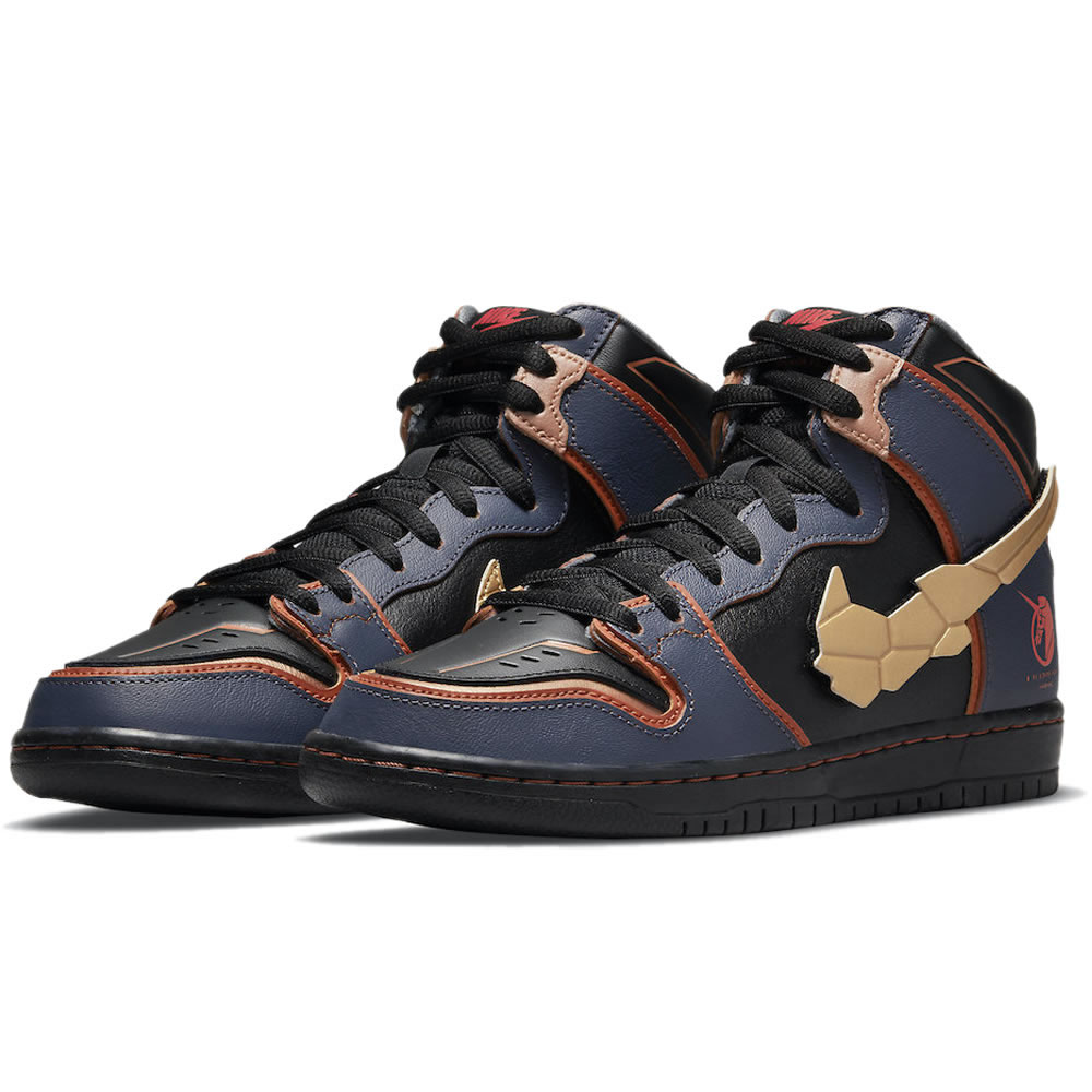 Gundam Nike Sb Dunk High Banshee Dh7717 400 (3) - newkick.app