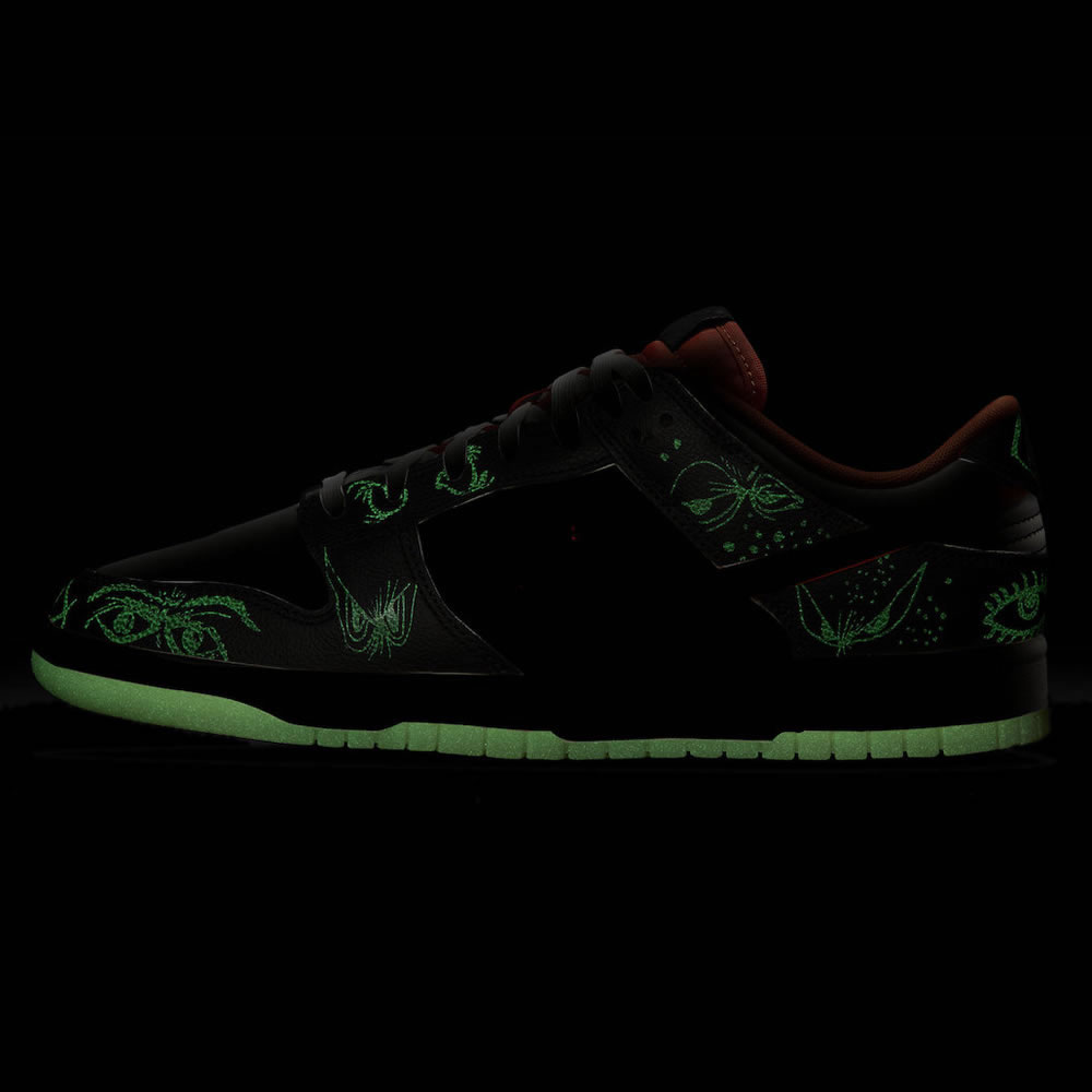 Nike Dunk Low Halloween Sail Starfish Black Dd3357 100 (4) - newkick.app