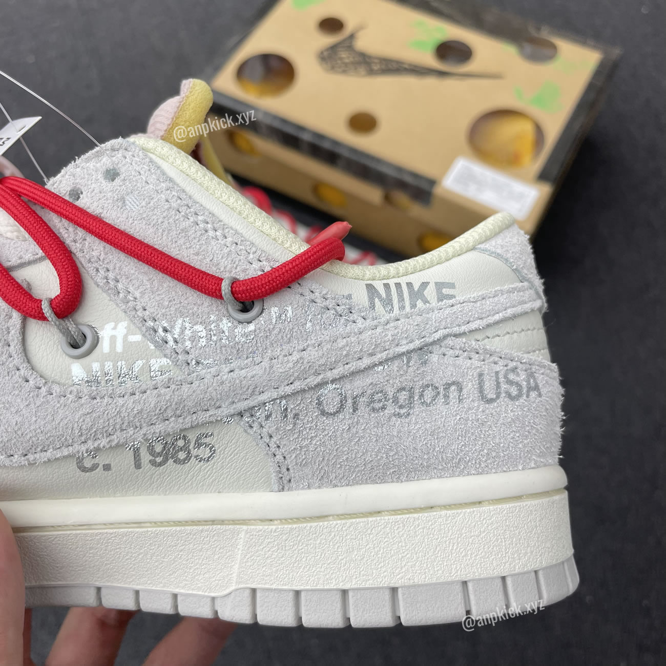 Off White Nike Sb Dunk Low Lot 33 Of 50 Sail Neutral Grey Chile Red Anpkick Dj0950 118 (7) - newkick.app