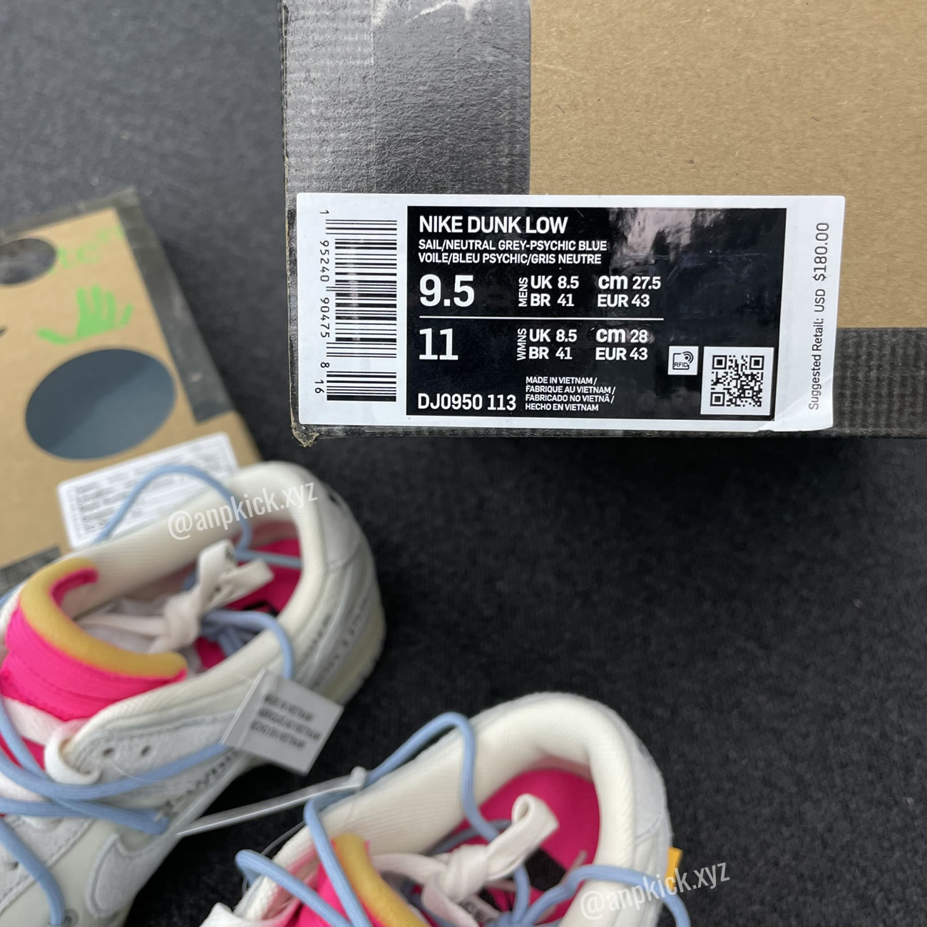 Off White Nike Sb Dunk Low Lot 38 Of 50 Sail Neutral Grey Psychic Blue Anpkick Dj0950 113 (9) - newkick.app