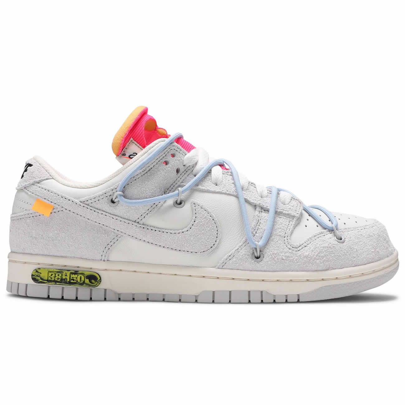 Off White Nike Sb Dunk Low Lot 38 Of 50 Sail Neutral Grey Psychic Blue Dj0950 113 (2) - newkick.app