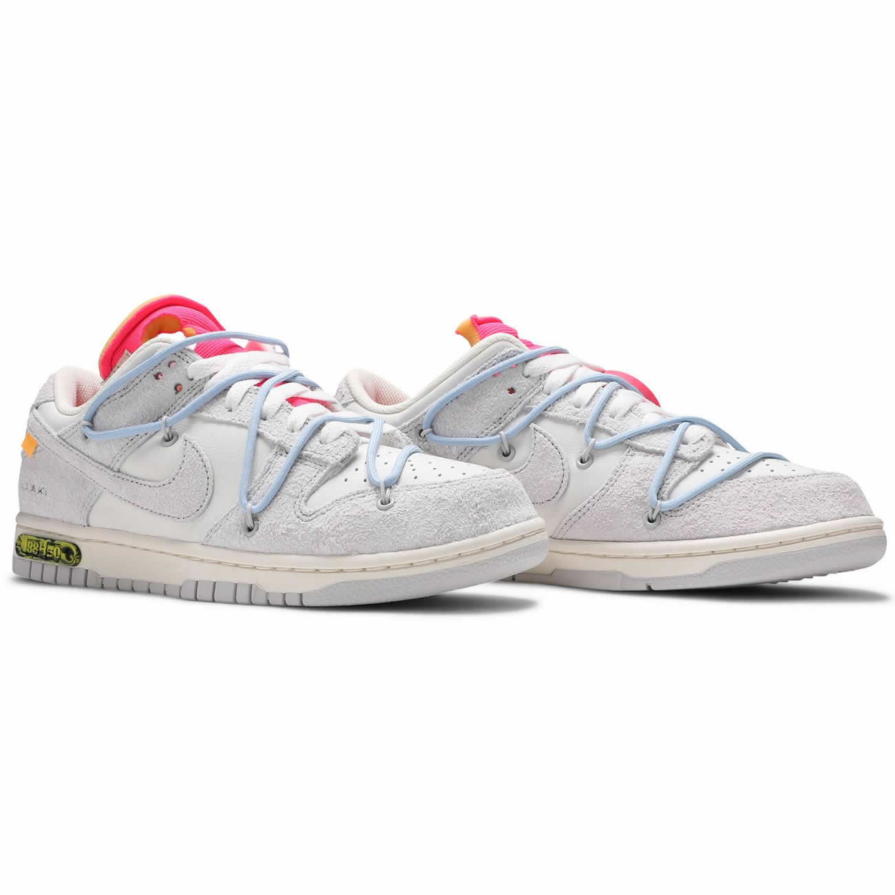 Off White Nike Sb Dunk Low Lot 38 Of 50 Sail Neutral Grey Psychic Blue Dj0950 113 (3) - newkick.app