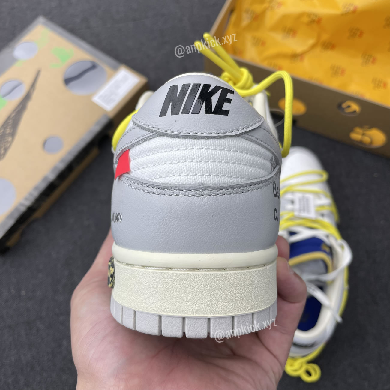 Off White Nike Sb Dunk Low The 27 Of 50 Sail Neutral Grey Dm1602 120 (7) - newkick.app