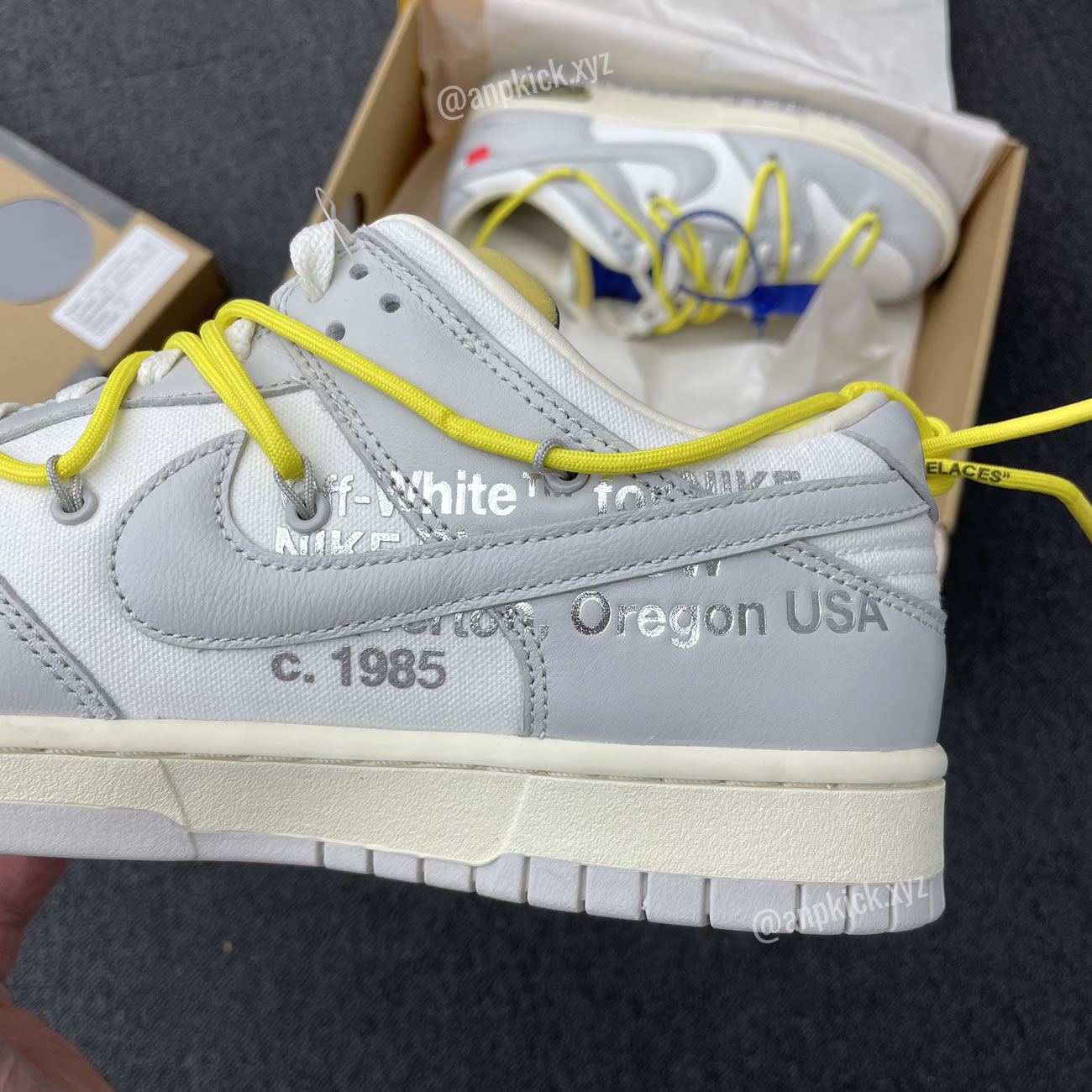 Off White Nike Sb Dunk Low The 27 Of 50 Sail Neutral Grey Dm1602 120 (8) - newkick.app