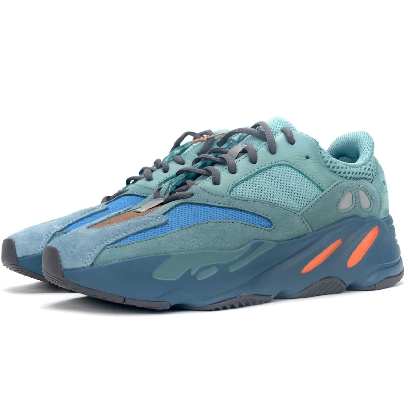 Adidas Yeezy Boost 700 Sea Blue Orange Gz2002 (3) - newkick.app