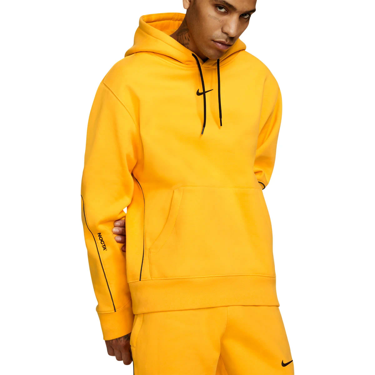 Nike Drake Nocta Hoodie Yellow Da3920 739 (3) - newkick.app